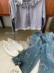 POISSON KIDS BOW JEANS**PREORDER