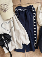 Load image into Gallery viewer, POISSON KIDS HEART TRIM PANTS**PREORDER