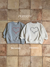 Load image into Gallery viewer, POISSON KIDS HEART SWEAT**PREORDER