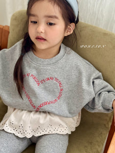 POISSON KIDS HEART SWEAT**PREORDER