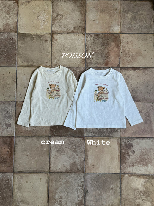 POISSON KIDS BEAR TEE SHIRT **PREORDER
