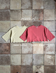 POISSON KIDS SCALLOP TEE SHIRT **PREORDER