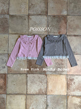 Load image into Gallery viewer, POISSON KIDS LACE CARDIGAN**PREORDER