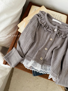 POISSON KIDS LACE CARDIGAN**PREORDER