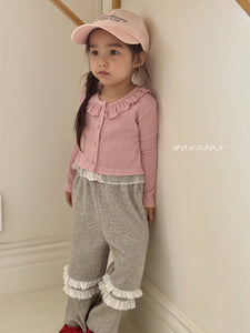 POISSON KIDS LACE CARDIGAN**PREORDER