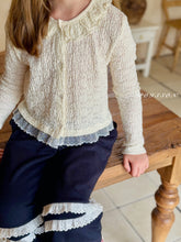 Load image into Gallery viewer, POISSON KIDS LACE CARDIGAN**PREORDER