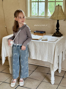 POISSON KIDS LACE CARDIGAN**PREORDER