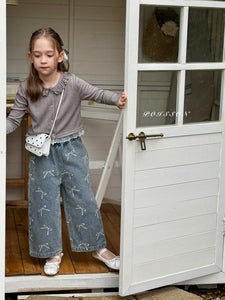 POISSON KIDS LACE CARDIGAN**PREORDER