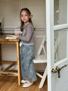 POISSON KIDS LACE CARDIGAN**PREORDER