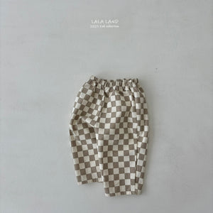LALALAND KIDS CHECKED PANTS*Preorder