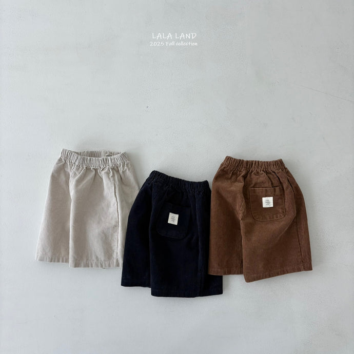 LALALAND KIDS CORDUROY SHORTS*Preorder