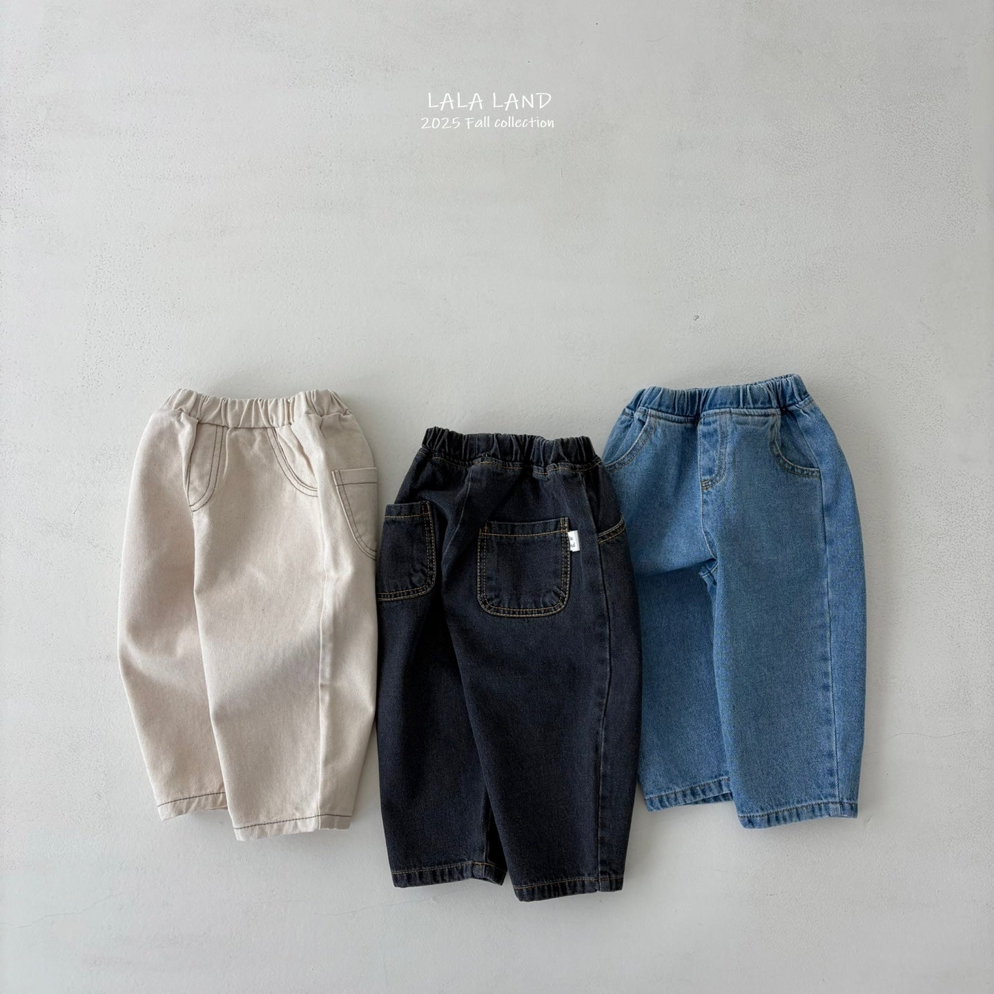LALALAND KIDS SIGNATURE DENIM PANTS*Preorder