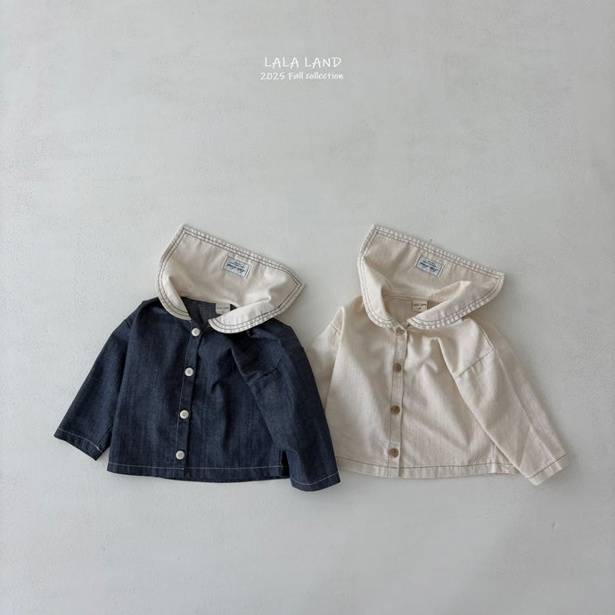 LALALAND KIDS COLLAR SHIRT*Preorder