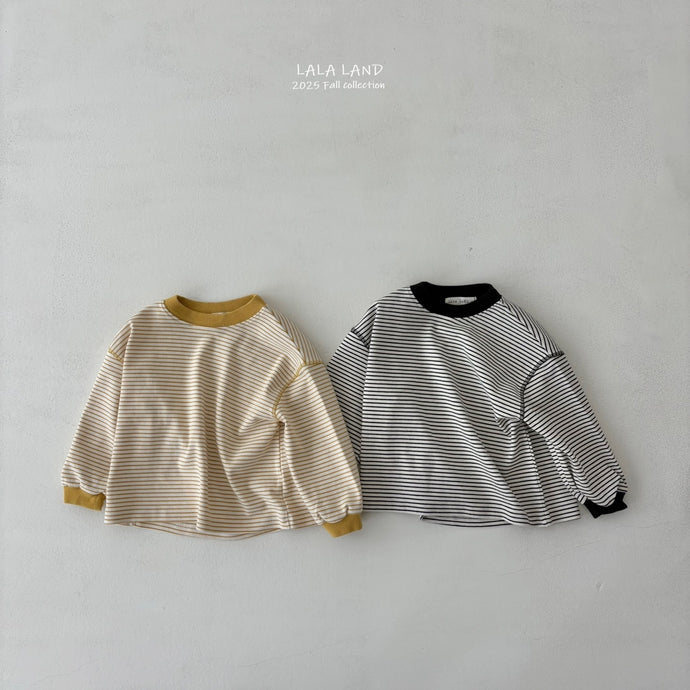 LALALAND KIDS THIN STRIPE TEE SHIRT*Preorder
