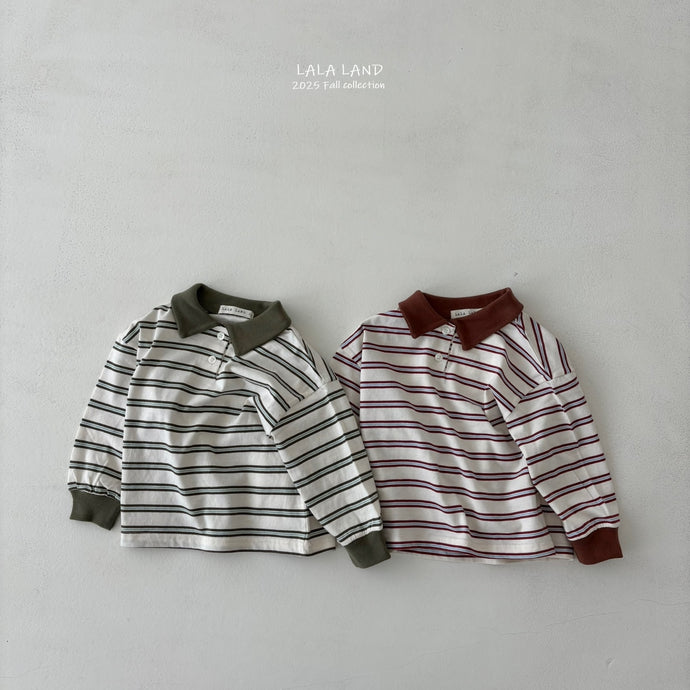 LALALAND KIDS BUTTON POLO SHIRT*Preorder