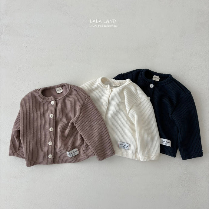 LALALAND KIDS STRIPE CARDIGAN*Preorder