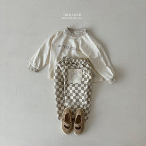 LALALAND KIDS CHECKED PANTS*Preorder