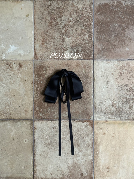 POISSON KIDS BLACK BOW**PREORDER