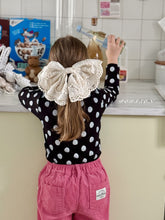 Load image into Gallery viewer, POISSON KIDS BIG LACE BOW**PREORDER
