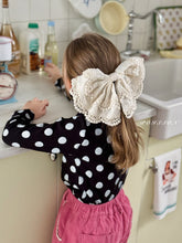 Load image into Gallery viewer, POISSON KIDS BIG LACE BOW**PREORDER