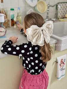 POISSON KIDS BIG LACE BOW**PREORDER