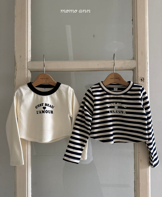 MOMOANN KIDS C'EST AMOUR TOP*PREORDER