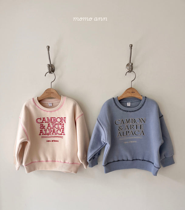 MOMOANN KIDS CAMBON AND ARTE SWEAT SHIRT*PREORDER