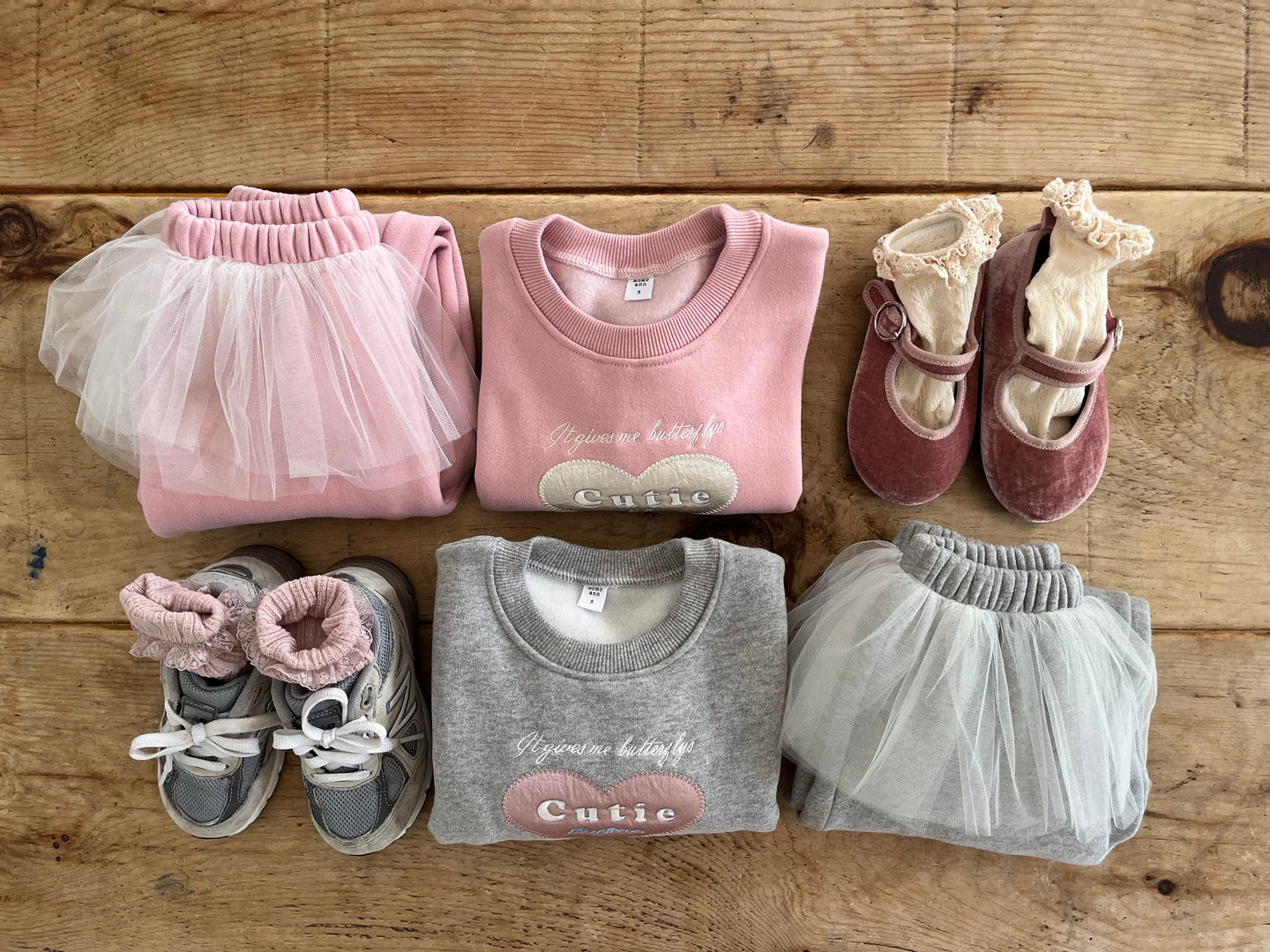 MOMOANN KIDS CUTIE SWEAT TOP AND PANTS *PREORDER