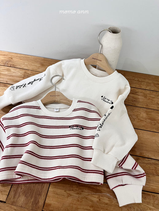 MOMOANN KIDS BE MY VALENTINE SWEAT *PREORDER