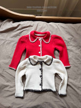 Load image into Gallery viewer, MEL KIDS HEART CARDIGAN**PREORDER