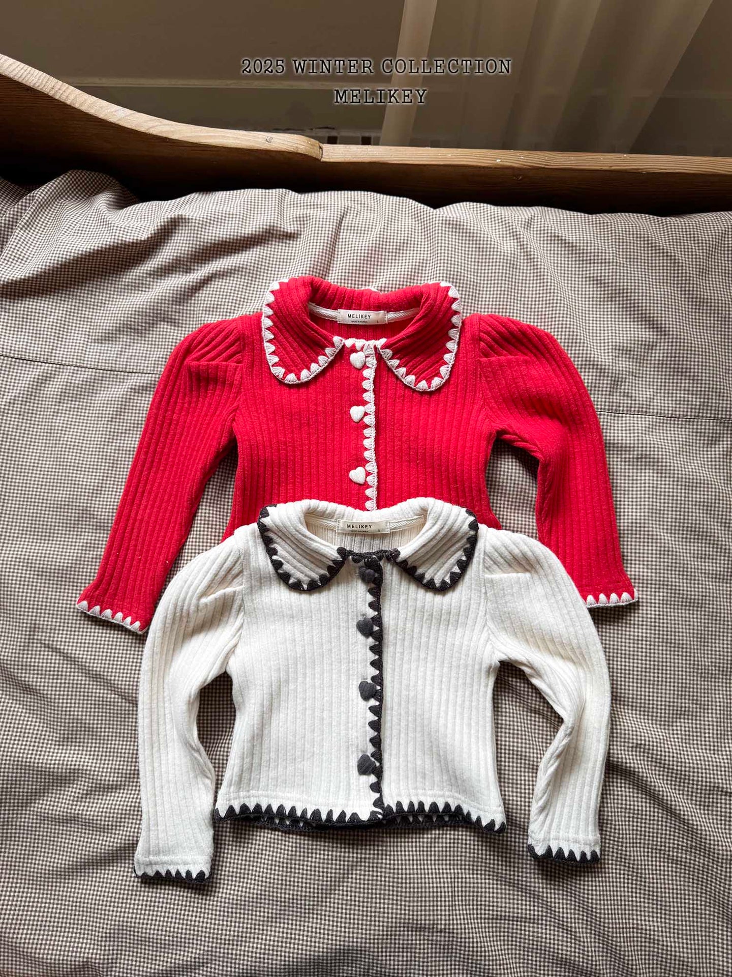 MEL KIDS HEART CARDIGAN**PREORDER