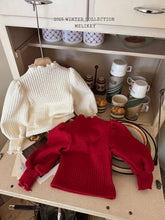 Load image into Gallery viewer, MEL KIDS KNIT RIB PUFF TEE**PREORDER