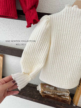 Load image into Gallery viewer, MEL KIDS KNIT RIB PUFF TEE**PREORDER