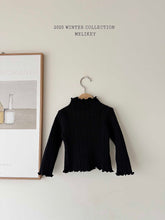 Load image into Gallery viewer, MEL KIDS RIBBED TURTLE NECK TEE**PREORDER