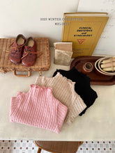 Load image into Gallery viewer, MEL KIDS RIBBED TURTLE NECK TEE**PREORDER