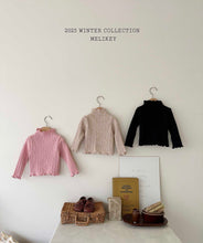 Load image into Gallery viewer, MEL KIDS RIBBED TURTLE NECK TEE**PREORDER