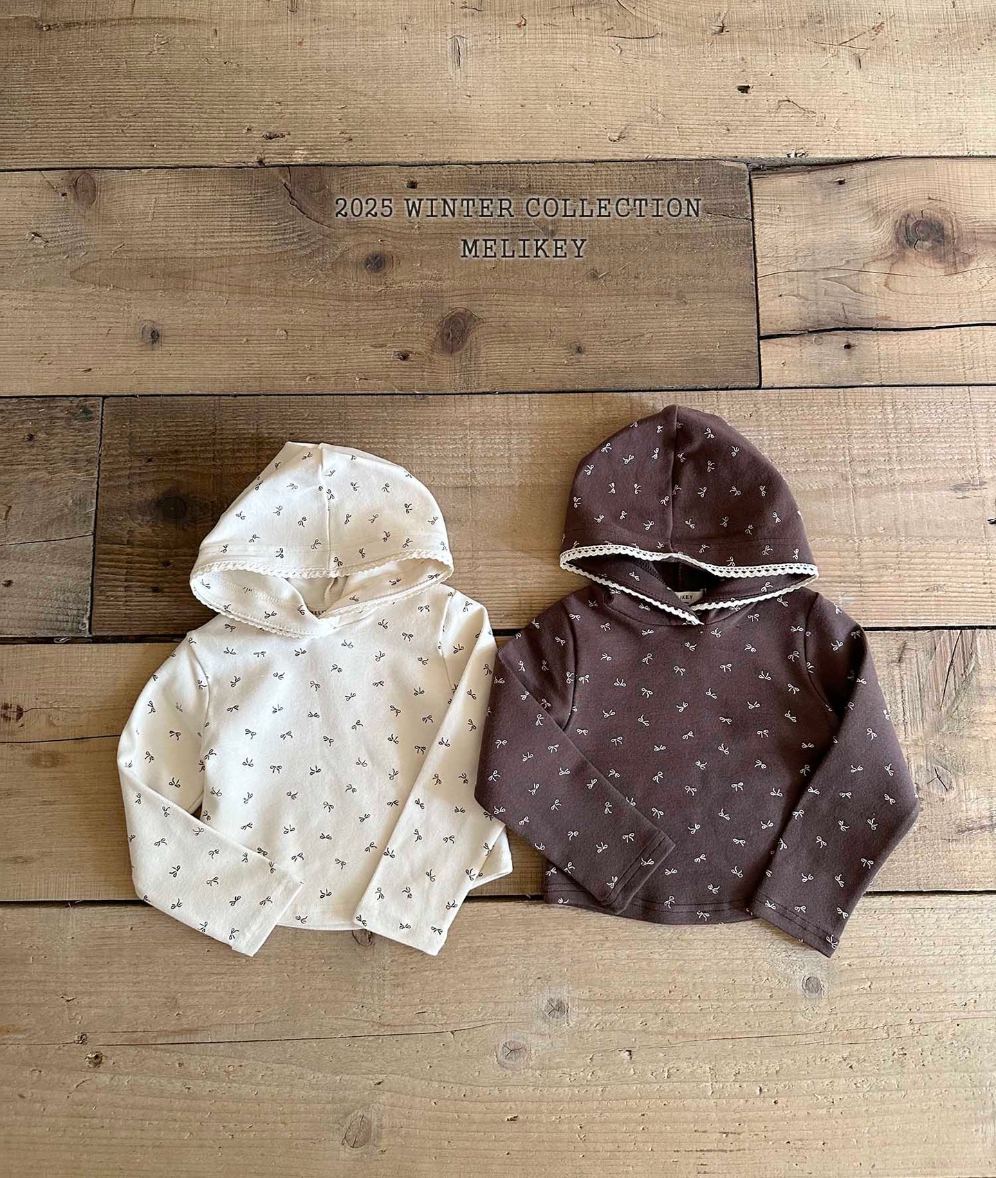 MEL KIDS SUGAR RIBBON HOODIE**PREORDER