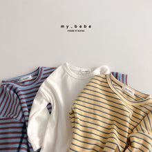 Load image into Gallery viewer, MYBEBE KIDS STRIPE TEE SHIRT* Preorder