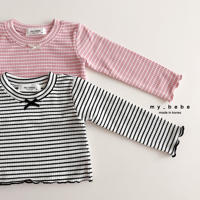 MYBEBE KIDS BUTTON TEE SHIRT* Preorder