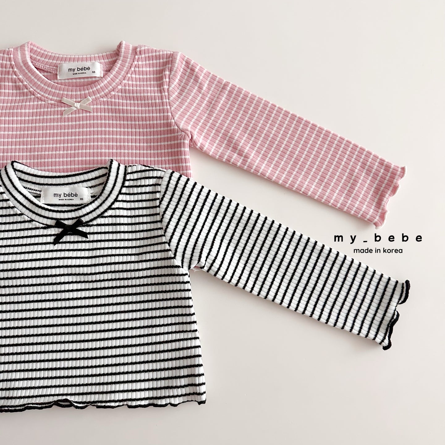 MYBEBE KIDS BUTTON TEE SHIRT* Preorder