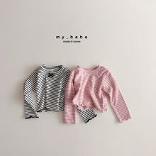 Load image into Gallery viewer, MYBEBE KIDS BUTTON TEE SHIRT* Preorder
