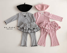 Load image into Gallery viewer, MYBEBE KIDS BUTTON TEE SHIRT* Preorder