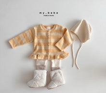 Load image into Gallery viewer, MYBEBE KIDS FRILL CARDIGAN* Preorder