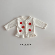 Load image into Gallery viewer, MYBEBE KIDS FRILL CARDIGAN* Preorder