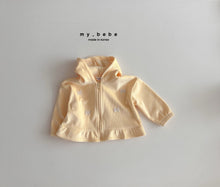 Load image into Gallery viewer, MYBEBE KIDS BOW HOODIE ZIP UP JACKET* Preorder
