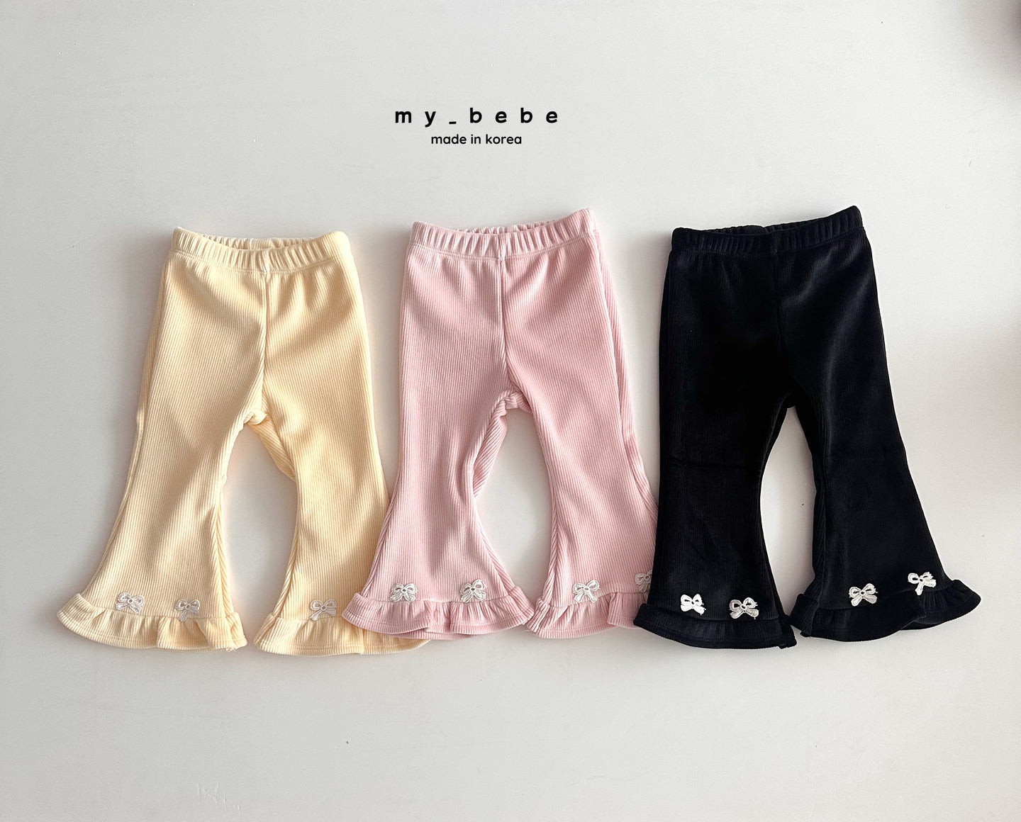 MYBEBE KIDS BOW JELLY PANTS* Preorder