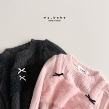 Load image into Gallery viewer, MYBEBE KIDS BOW LONG TOP* Preorder