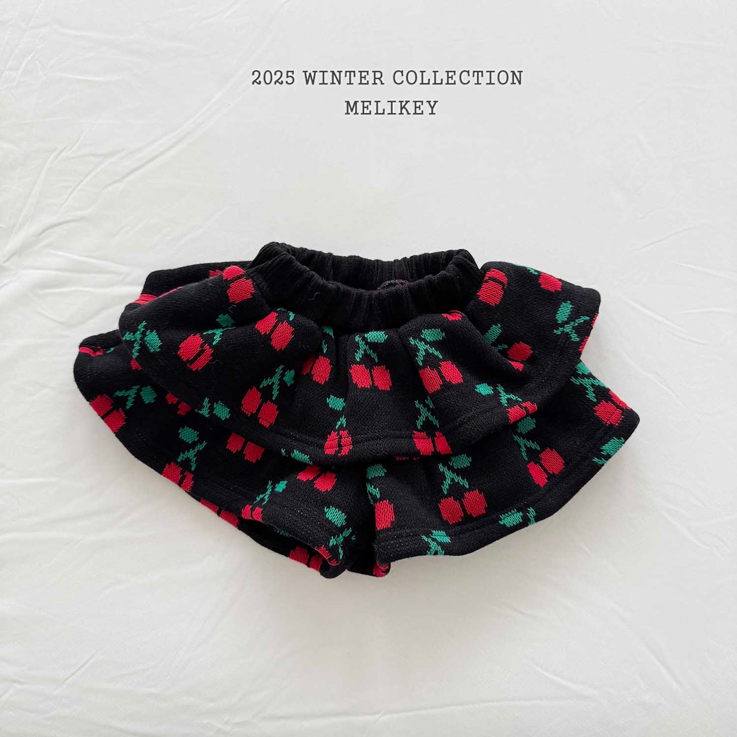 MEL KIDS CHERRY FRILL PANTS**PREORDER