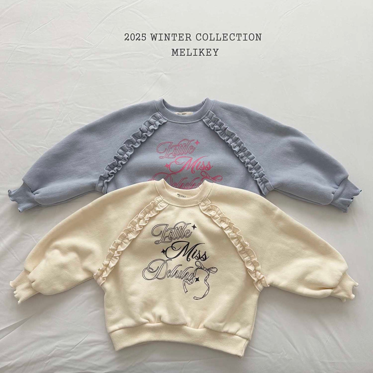 MEL KIDS LITTLE FRILL SWEAT SHIRT**PREORDER
