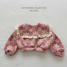Load image into Gallery viewer, MEL KIDS KNIT BIG FLOWERS CARDIGAN**PREORDER